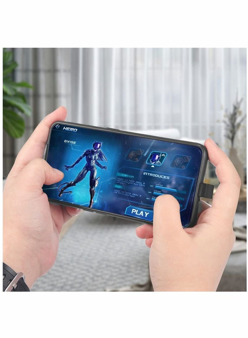 SYOSI U Shape USB USB C to USB C Adapter 180 Degree Angled USB 3.1 Type C to Type C Adapter for Laptop, Tablet & Mobile Phone for Nintendo Switch 2 Pack (Black) - Image 3