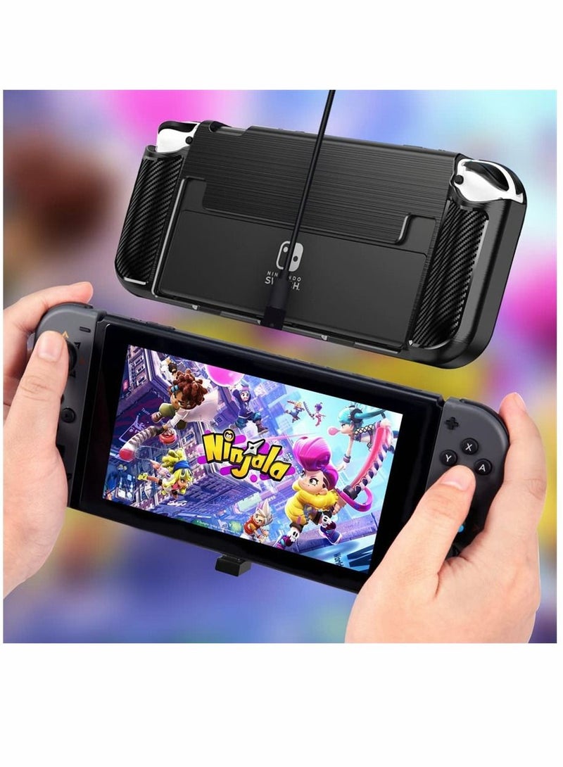 SYOSI U Shape USB USB C to USB C Adapter 180 Degree Angled USB 3.1 Type C to Type C Adapter for Laptop, Tablet & Mobile Phone for Nintendo Switch 2 Pack (Black) - Image 5