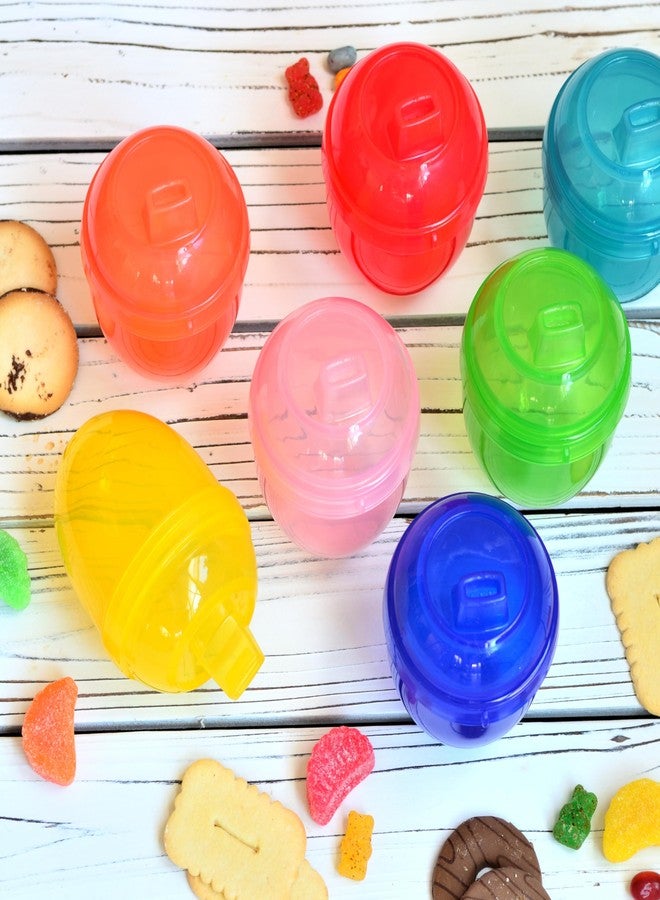 Youngever 9 Pack 7 Ounce Kids Sippy Cups, 9 Assorted Color Sippy Cups for Infant, Toddler (No Lid) - Image 4