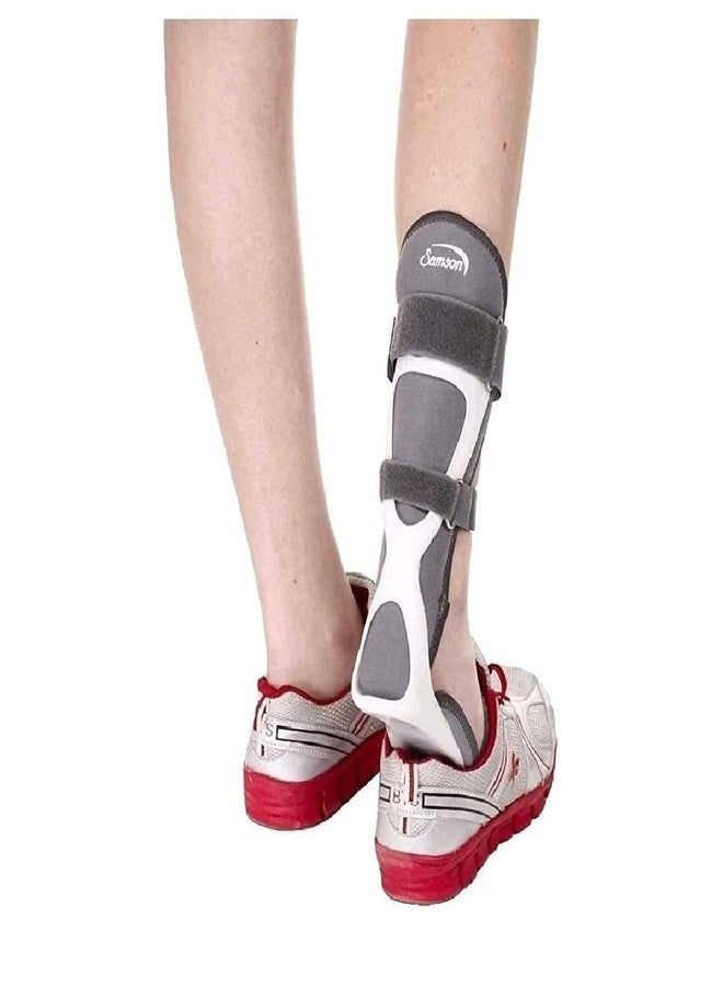 Samson Orthotics Custom Fit, Light Weight, Thin Wall Construction Foot Drop Splint for Men and Women (Right Leg, Large, Shoe Size: 8-10.5) - Image 1