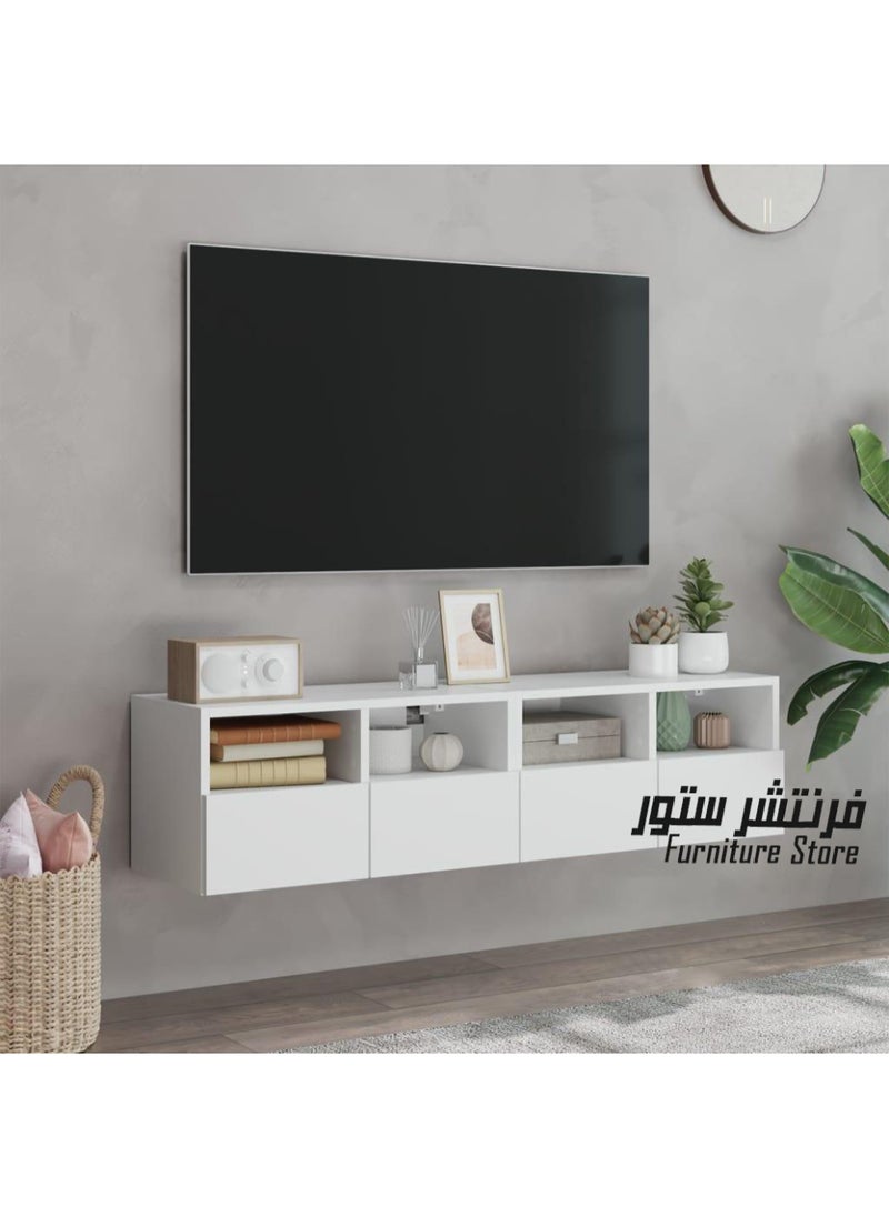ماركة غير محددة وحدة تليفزيون مودرن - ارتفاع 30 سم - عرض 121 سم - عمق 22 سم ، من فرنتشر ستور.  - Image 1