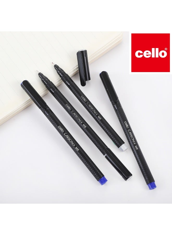 Cello 50 Pieces Ballpoint Pen 0.7 mm Smooth Writing Quick-Dry Ink for Daily School and Office Use (Black) - Image 5
