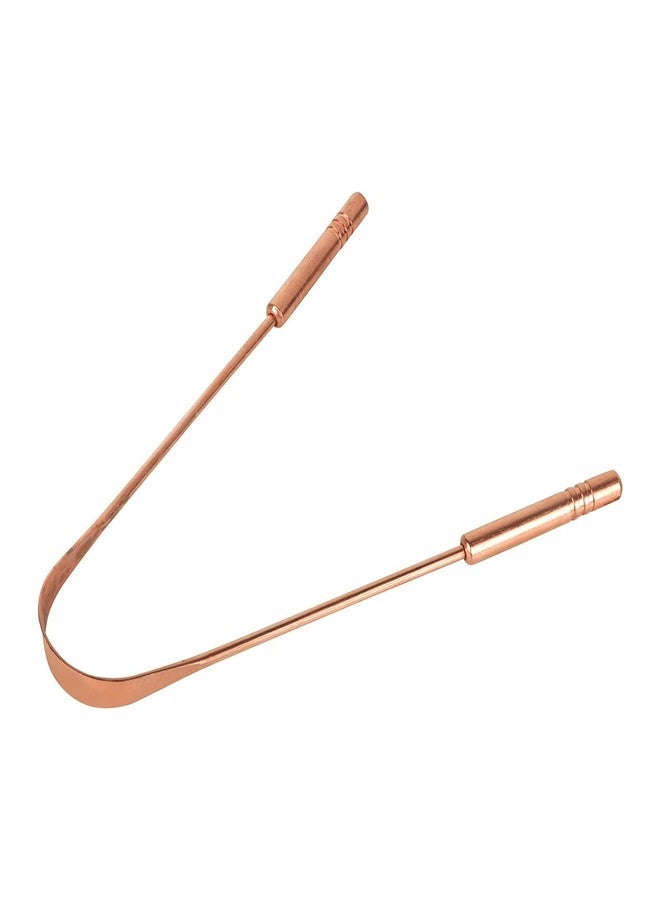Gorgio Professional Copper Tongue Cleaner for Oral Hygiene, Rust-Free Ayurvedic Scraper for Fresh Breath and Plaque Removal - Image 4