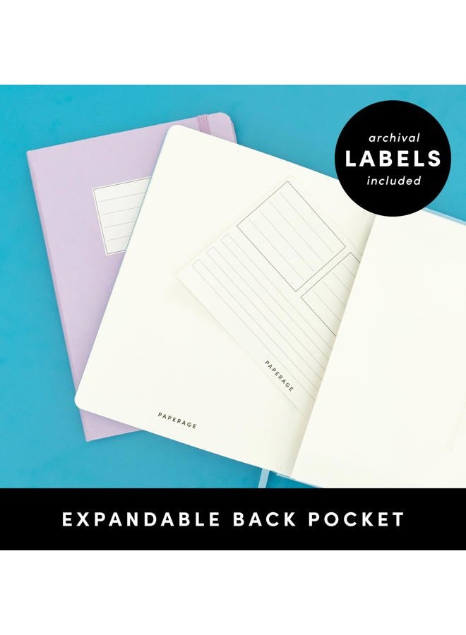 PAPERAGE Blank Journal Notebook, (Red), 160 Pages, Medium 5.7 inches x 8 inches - 100 GSM Thick Paper, Hardcover - Image 5
