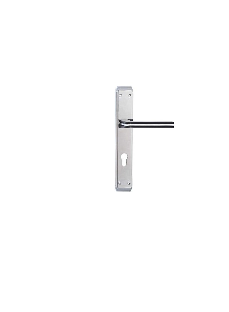 ROBUSTLINE Robustline Door Lockset (Handle and Lockbody) | 85MM Centre to Centre | Silver Color - Image 1