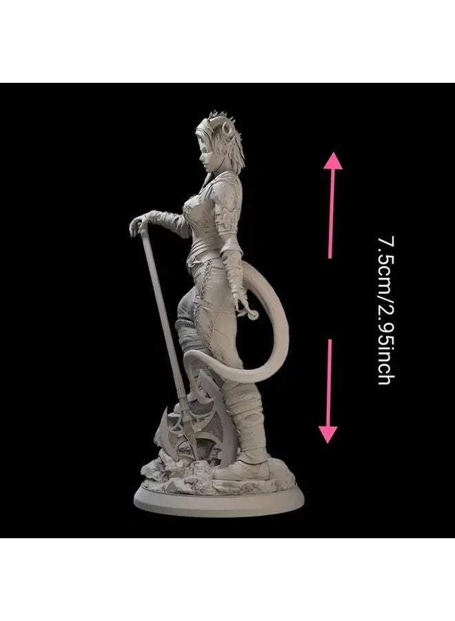 Gray Karagh ABS 75mm Calathor Gate Miniature For DND Tabletop RPG Painting Display - Image 3