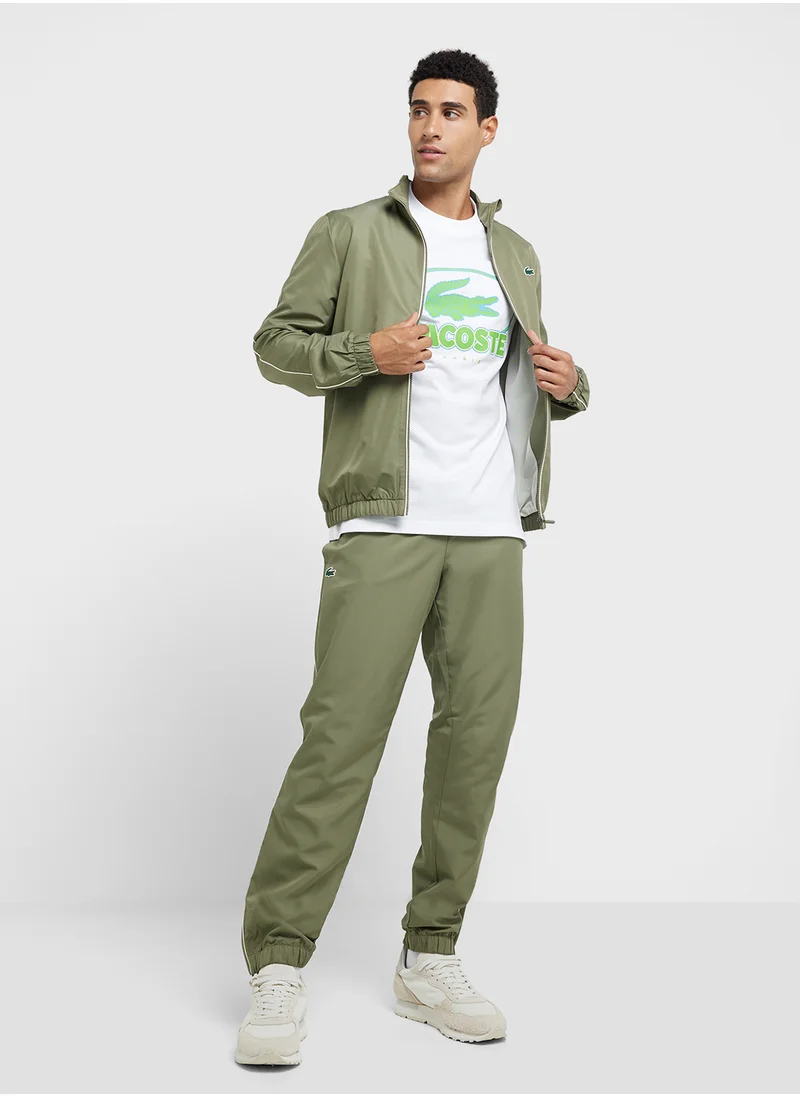 LACOSTE Logo Zip Through Tracksuits