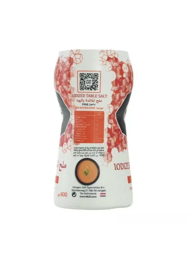 Nezo Nezo Iodized Table Salt Fine Salt- 600gms  - Image 3