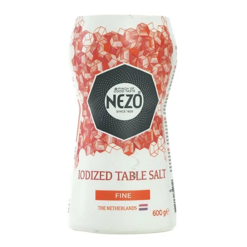 Nezo ملح طاولة نيزو المعالج باليود - 600 جرام - Image 1