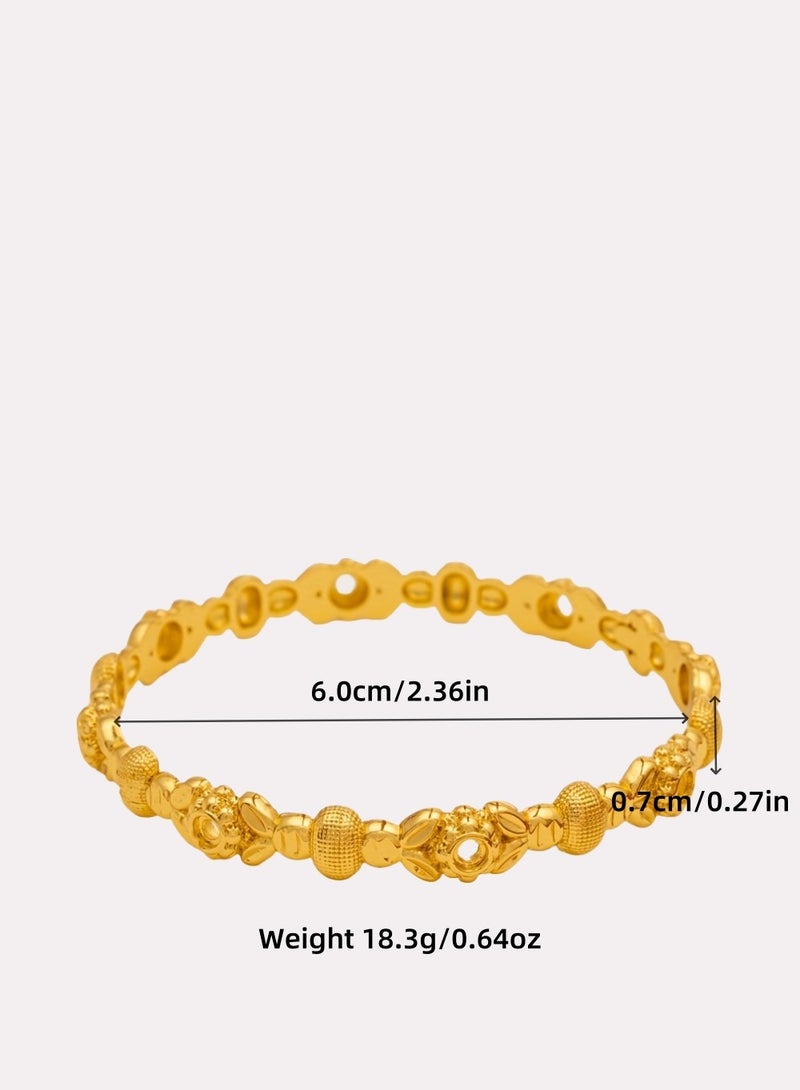 فاشون سوار لطيف على شكل أرنب صغير ذو ثقب دائري، سوار أنيق من النحاس الصديق للبيئة للسيدات - Image 2