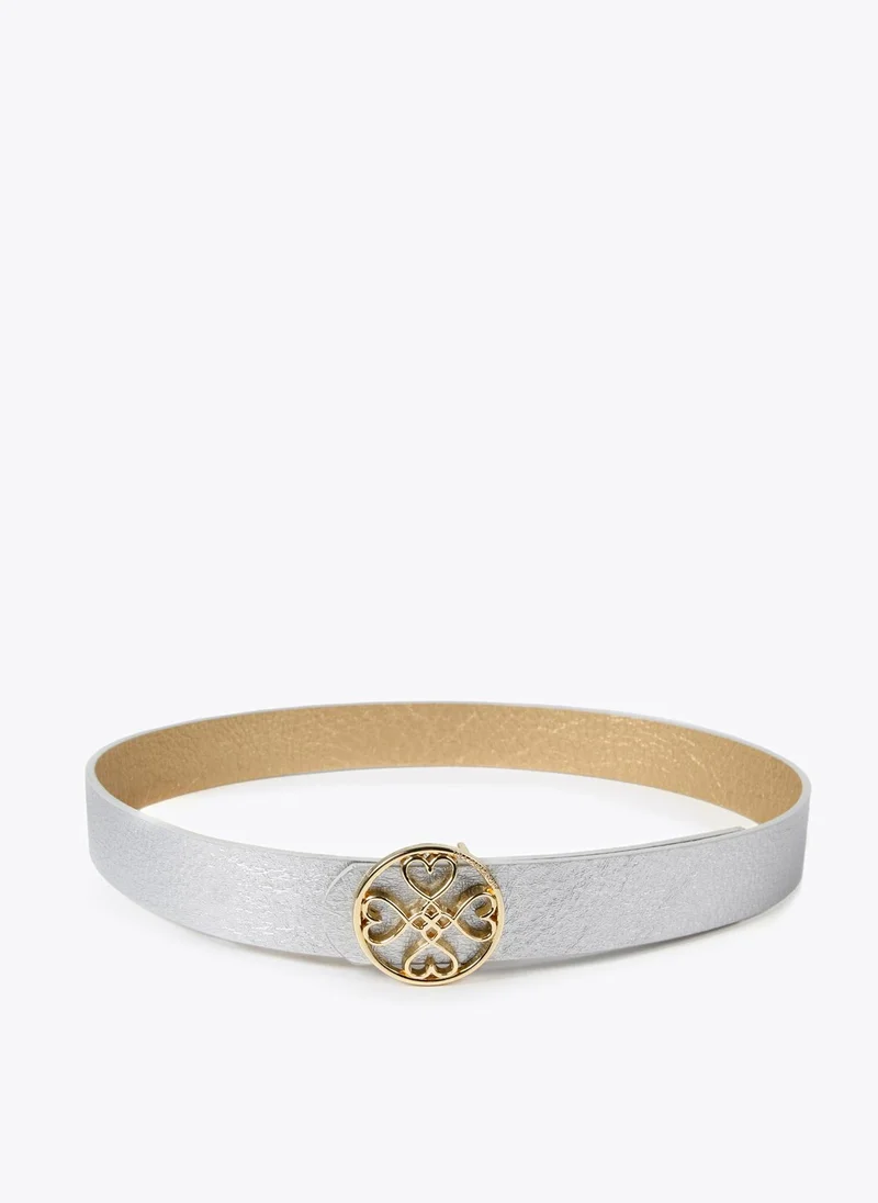 Lola Casademunt Reversible heart clover belt