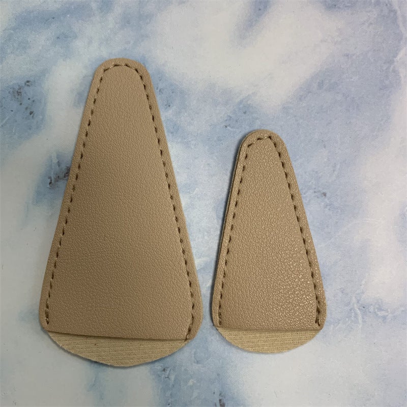 Fashion Beauty Cutters Large Small Size Protective Case Thickened Storage Case 12 Color Printable Logo Eyebrow Cutters Makeup Cutters Leather Case - Image 1