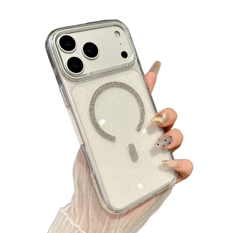 MagSafe Case, Shockproof Cover for iPhone 17 / 17 Air / 17 Pro / 17 Pro Max, Translucent White PC - ModaStar - Image 1