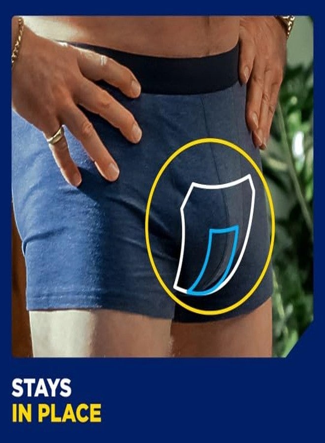 TENA MEN Adult Fit Guard Style | Adult Diaper Level 2 Active Fit | Absorbent Protector Pad | Medium Urine Leakage | Triple Protection from leaks, odour and moisture | Soft Cup Shape | Individually Wrapped | Breathable Textile | Length 26.8 cm | 20 Units - Image 2