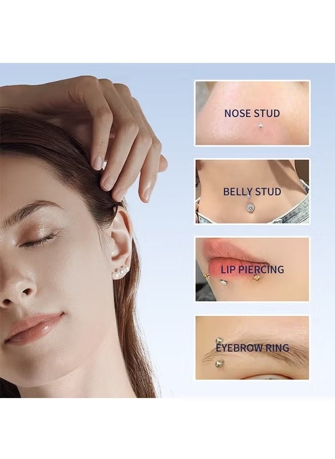 MELAO - Piercing Aftercare Spray，Piercing Bump Solution，Keloid Shrinking for Ear，Belly， Nose，Piercing Aftercare， All Natural and Gentle Ingredients （60ml） - Image 1