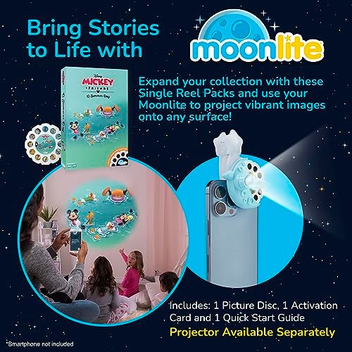 Moonlite Storytime Disneys Mickey Friends A Summer Day Storytime Disc A Magical Read Together Projector Sold Separately Digital Story w Sound FX Learning Gifts for Kids Ages 1 Year Up - Image 5