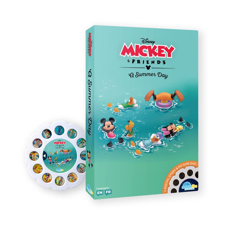 Moonlite Storytime Disneys Mickey Friends A Summer Day Storytime Disc A Magical Read Together Projector Sold Separately Digital Story w Sound FX Learning Gifts for Kids Ages 1 Year Up - Image 3