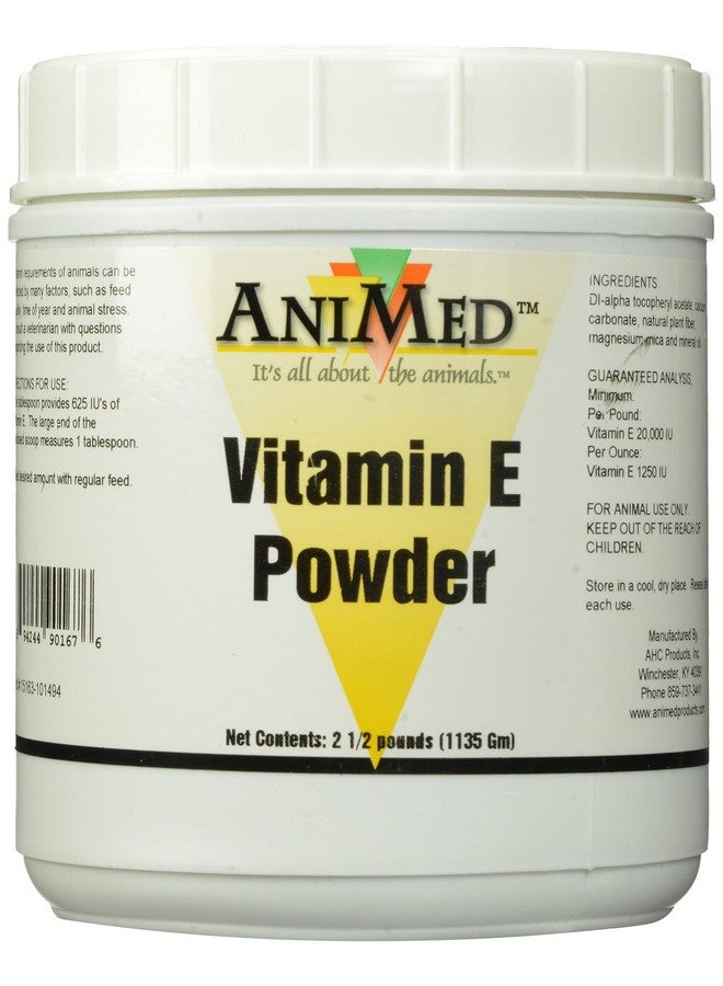 AniMed Vitamin E Powder Supplement for Horses, 2.5-Pound - Image 1