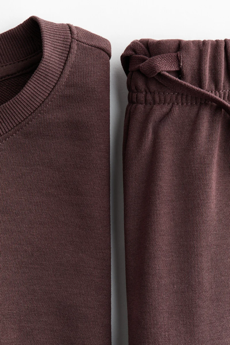 H&M  2-piece cotton sweatshirt set for Women | Best Price UAE
