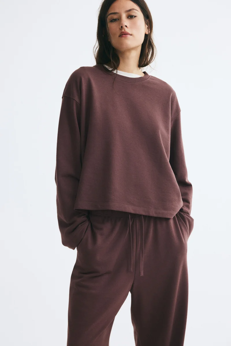 H&M  2-piece cotton sweatshirt set for Women | Best Price UAE