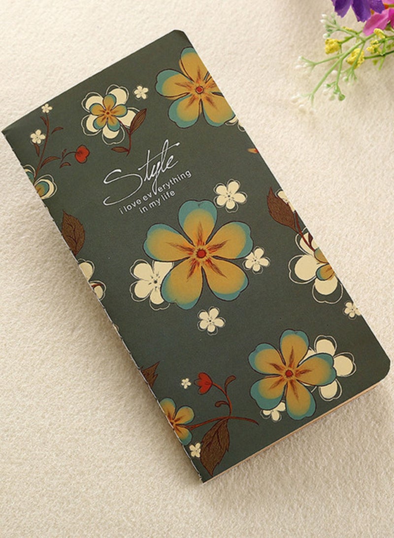 Gerenic 24Sheets 48K Elegant Birds Flowers Blanket Notebook Writing Mini Diary Kraft Book Memos Student Stationery School Office Supply - Image 1