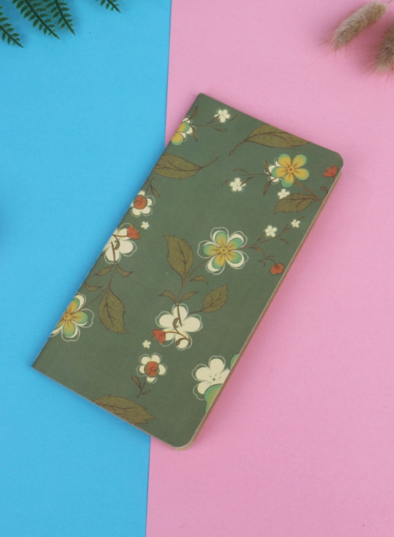 Gerenic 24Sheets 48K Elegant Birds Flowers Blanket Notebook Writing Mini Diary Kraft Book Memos Student Stationery School Office Supply - Image 2