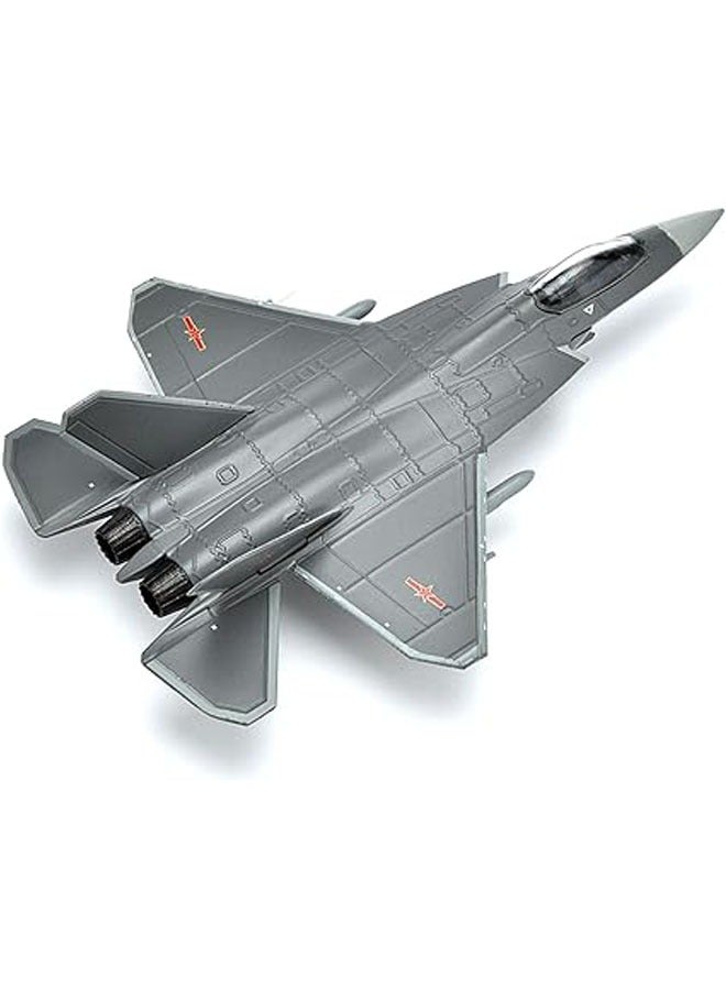 general Military fighter jet simulation alloy 1:144 j-31 fighter model, 1/144 scale chinese j-31 falcon stealth fighter model, adult toys and decorations - Image 2