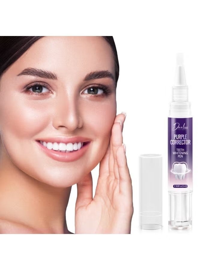 danliss Teeth Whitening Pen - Purple Corrector, Lightens, Removes Stain, Safe on Toothpaste, Improves the Appearance of Teeth, Enjoy the Most Beautiful Smile Motivation - Image 3