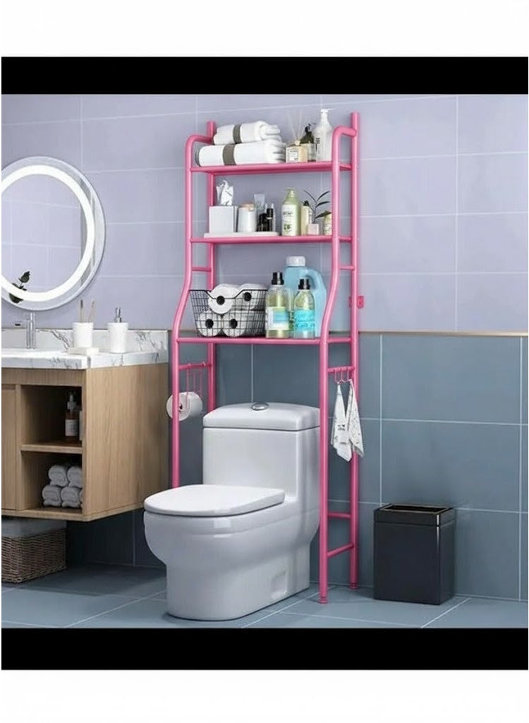 3 Tier Metal Storage Rack For Use Above Laundry Bathroom And Kitchen 155*25*65 Cm - Image 1
