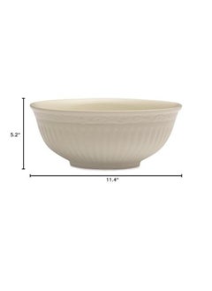 Mikasa Mikasa DD900-410 Italian Countryside Fruit Bowl, 5-1/4-Inch, Set of 4, White  - Image 4