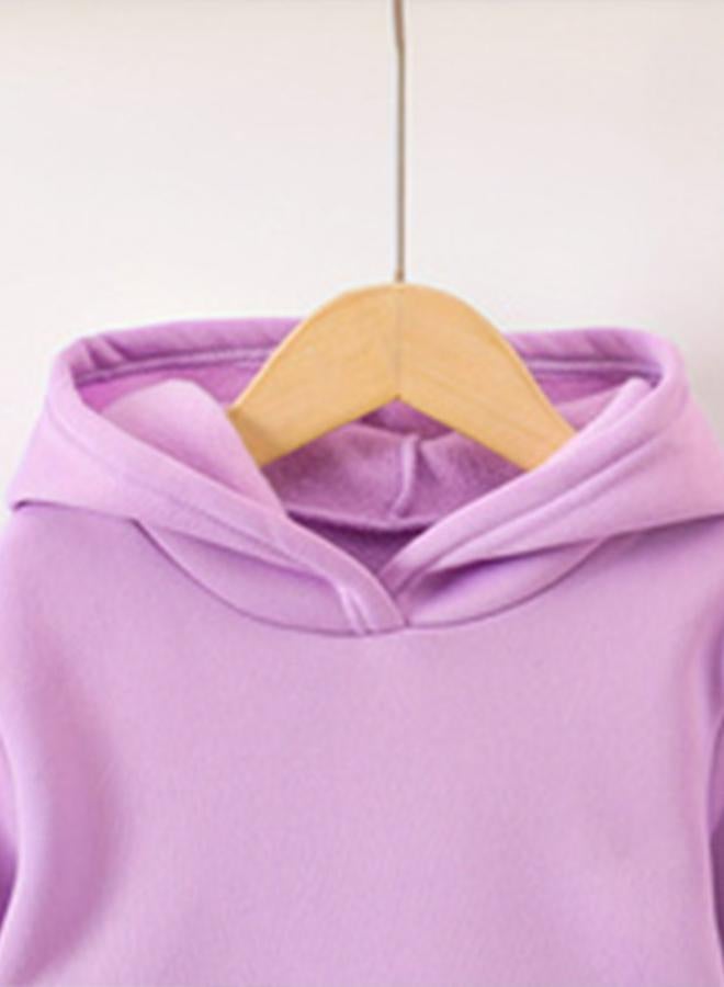 Take Two Girl Graphic Print Hoodie with Pants Set - Image 3