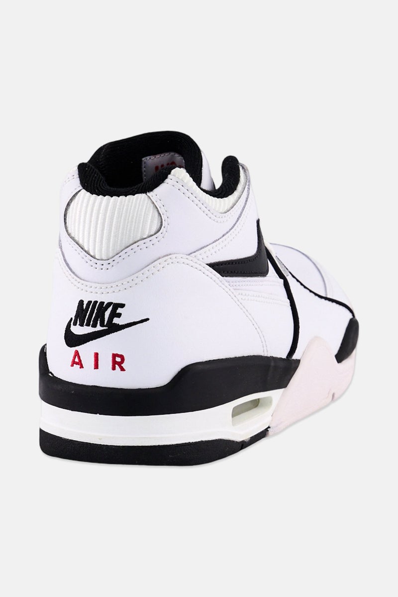 Nike Kids Boy Air Flight 89 Lace Up Outdoor Shoes, White - Image 2