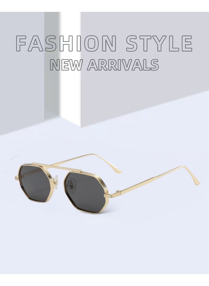 ريتي نظارة شمسية رجالي ونسائي بإطار معدني أنيق وعدسات مستقطبة مع حماية من الأشعة فوق البنفسجية | نظارات موضة فاخرة للقيادة والسفر والرحلات والأنشطة الخارجية | تصميم عصري وخفيف الوزن - Image 5