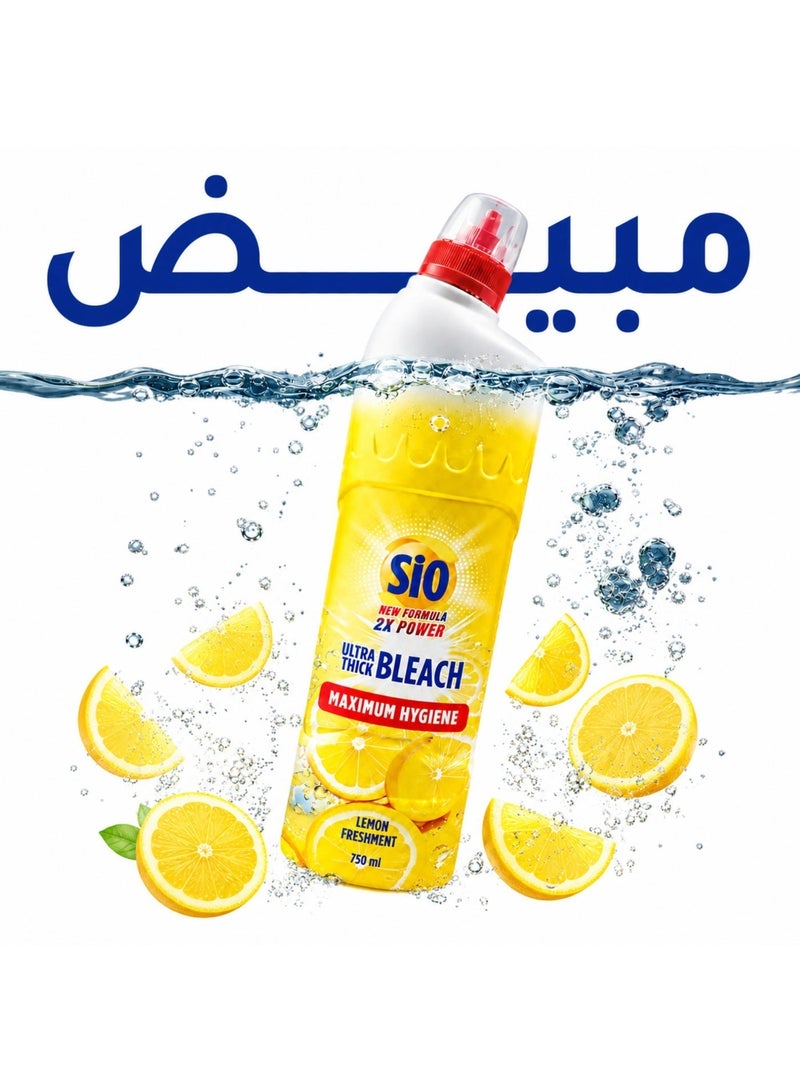 SIO Thick Bleach – Lemon 750 ml | Powerful Cleaning & Disinfection - Image 3