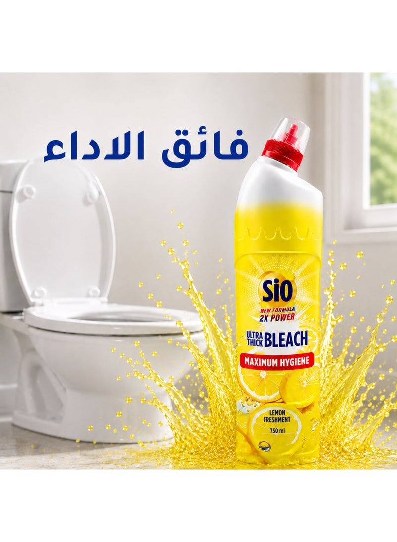 SIO Thick Bleach – Lemon 750 ml | Powerful Cleaning & Disinfection - Image 4