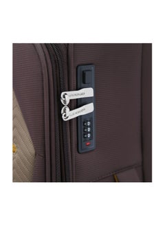 GIORDANO Giordano Softside Luggage Trolley Bag 3 Pieces set,Coffee (S-20,M-24,L-28 Inch)  - Image 4