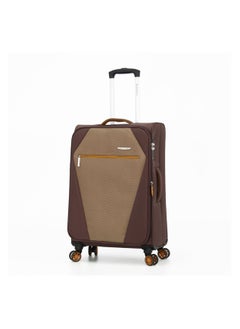 GIORDANO Giordano Softside Luggage Trolley Bag 3 Pieces set,Coffee (S-20,M-24,L-28 Inch)  - Image 2