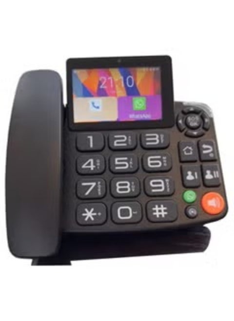 Smart 4G Big Button Dual Sim Android With Video Call Home Business Landline Phones