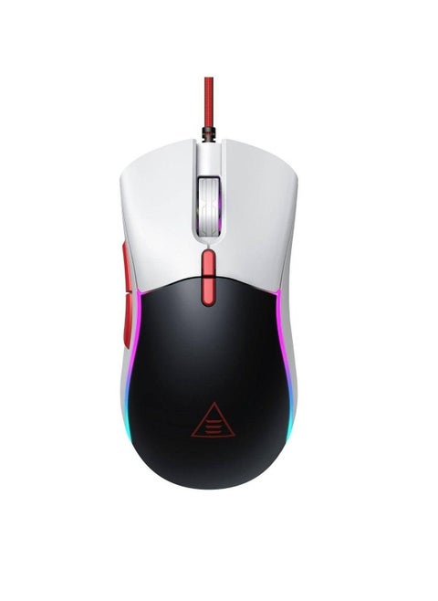 EKSA Gaming Mouse Wired, Ergonomic Computer Gaming Mice with 13 RGB Backlit, 6 Adjustable DPI Up to 12000, 7 Programmable Buttons, Tunable Weights USB Mouse Compatible with PC PS5 PS4 Laptop
