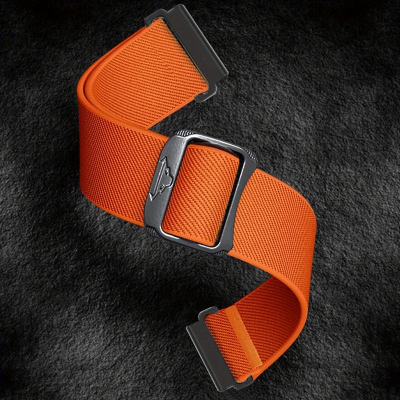 Grey Nylon Loop Strap Compatible with Garmin Fenix 6 Pro 7 8 47mm Epix Pro 47mm Sliding Buckle for Men Women - Image 4