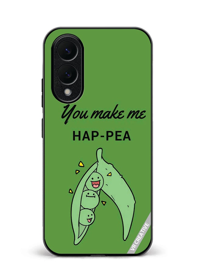 Protective Case Cover For Samsung Galaxy S25 Edge You Make Me Happy Design Multicolour