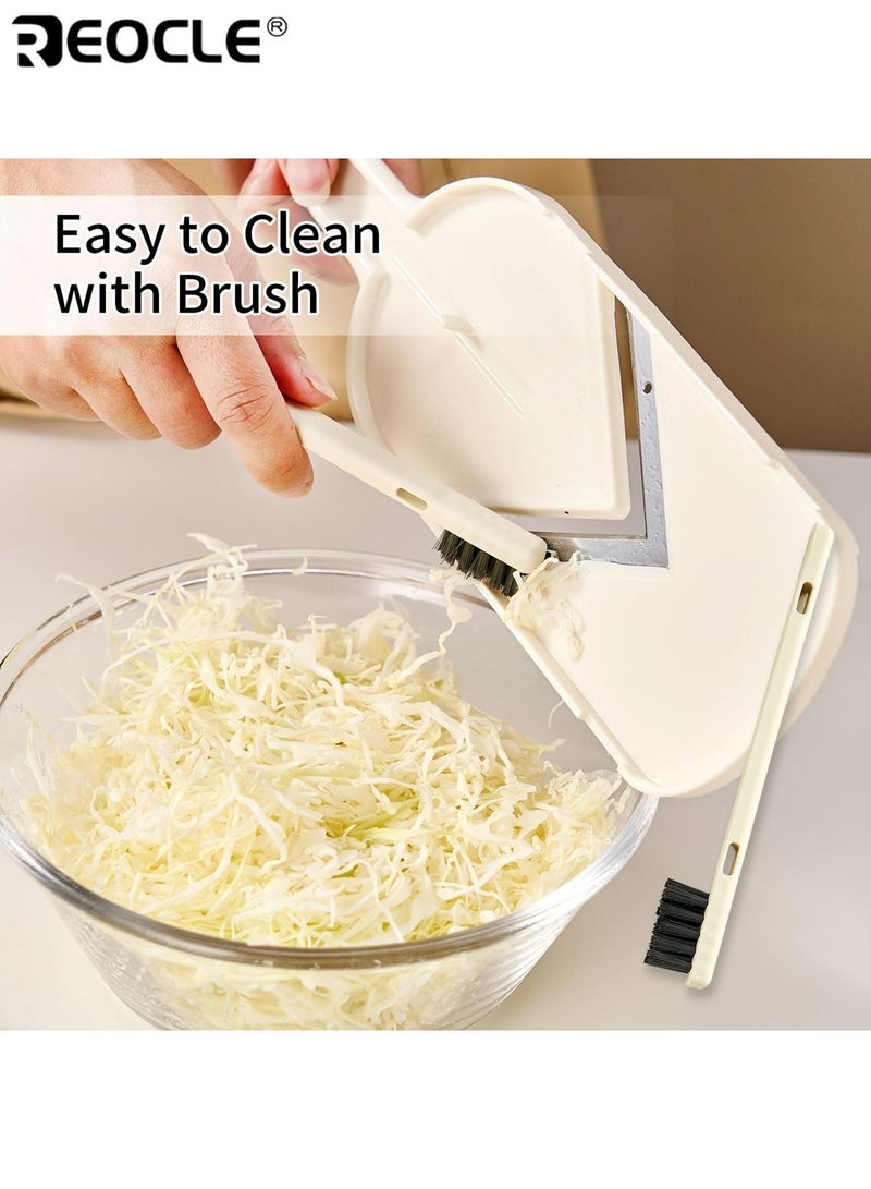 REOCLE Stainless Steel Manual Cabbage Chopper Vegetable Shredder and Slicer Tool Kitchen Salad Making Multi functional Vegetable Grinder - Image 4