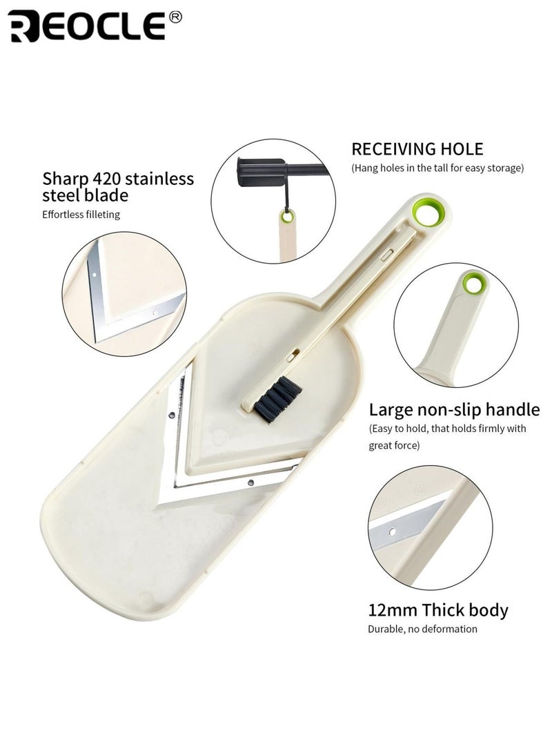 REOCLE Stainless Steel Manual Cabbage Chopper Vegetable Shredder and Slicer Tool Kitchen Salad Making Multi functional Vegetable Grinder - Image 2