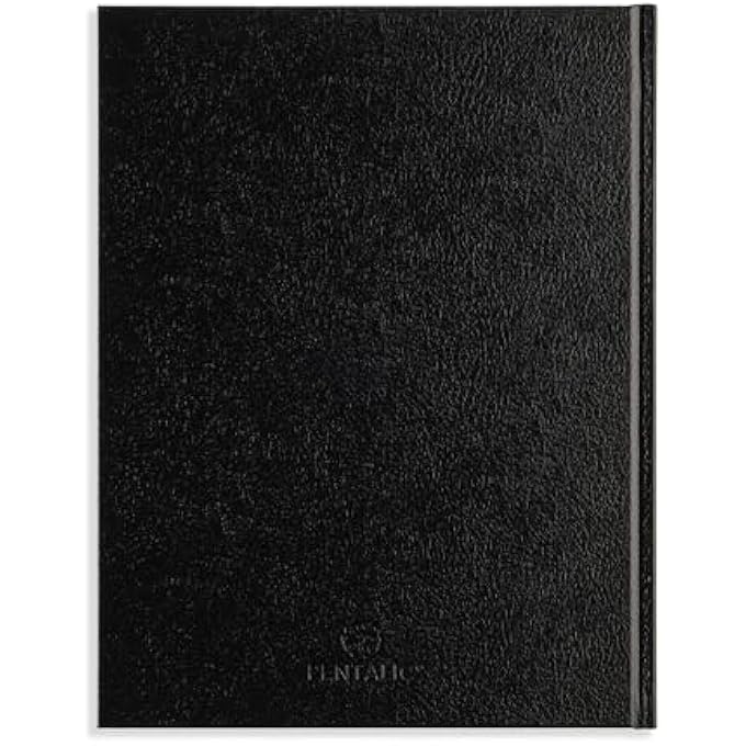 - 7"X 7" HARDBOUND SKETCHBOOK, 110 SHEETS, BLACK - Image 2