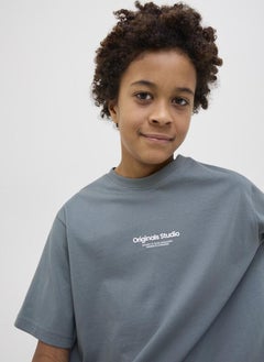 Jack & Jones Junior Youth Logo Crew Neck T-Shirt  - Image 3