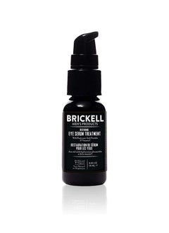 Brickell Men's Products Brickell Men's Dark Circle Under Eye Treatment Serum For Men, Natural and Organic Eye Gel to Firm Men's Wrinkles, Reduce Dark Bags Under Eyes, and Promote Youthful Skin, 0.65 Ounce, Unscented  - Image 1