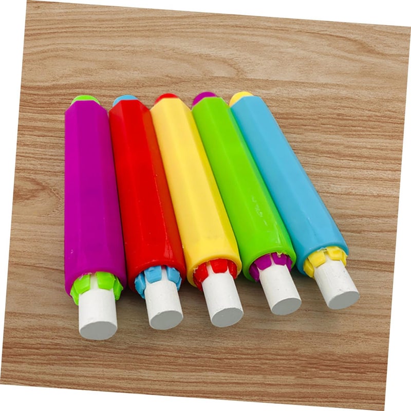 School Chalk Holder Set 10 Pieces Dust Free Clip Chalk Holder For Classroom - Image 5