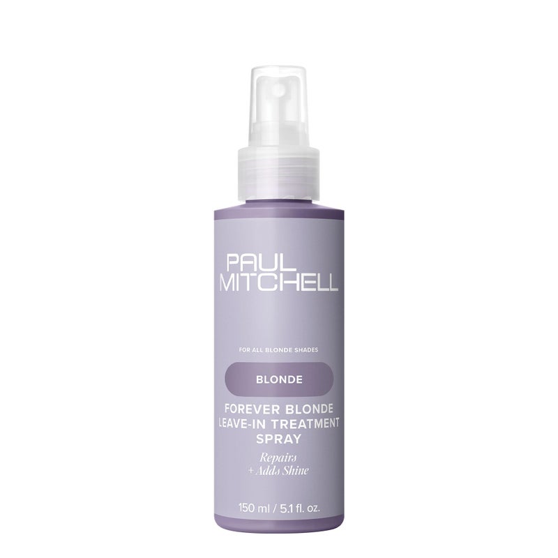 Paul Mitchell Forever Blonde Leave-In Treatment Spray, Repairs + Adds Shine, Ideal For Bleached + Lightened Hair, 5.1 fl. oz - Image 1