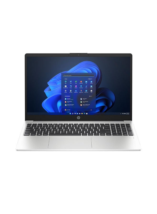 HP لابتوب جى 10 250 بشاشة عالية الدقة مقاس 15.6 بوصة ومعالج كور i5-1335U /ذاكرة وصول عشوائي رام 8 جيجابايت/محرك أقراص إس إس دي سعة 512 جيجابايت/بطاقة رسومات انتل ايريس اكس اي/ بدون ويندوز/ الإنجليزية/العربية فضي - Image 1