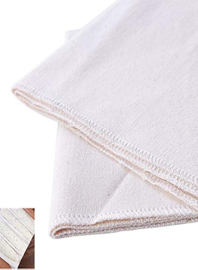 YUDONG Professional Bakers Dough Dough Cloth-(29 3/8 x17 3/4 inch)100% Pure Cotton Pastry Proofing Cloth of Baking French Bread Cloth，Family baking helper - Image 1